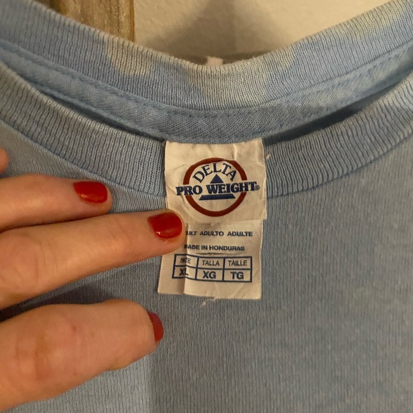 Vintage Rice Krispies Treats Kellogg’s Promo Baby Blue T-Shirt Size X-Large - Picture 4 of 6